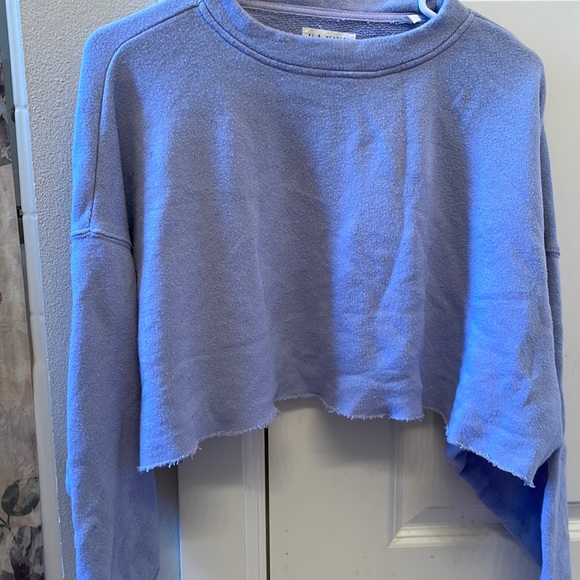 Small LA Hearts cropped sweatshirt - Picture 2 of 5